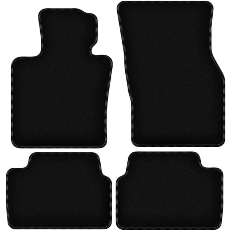foto del prodotto tappetini basic in velluto nero per mini cooper f55 5 porte 2014 