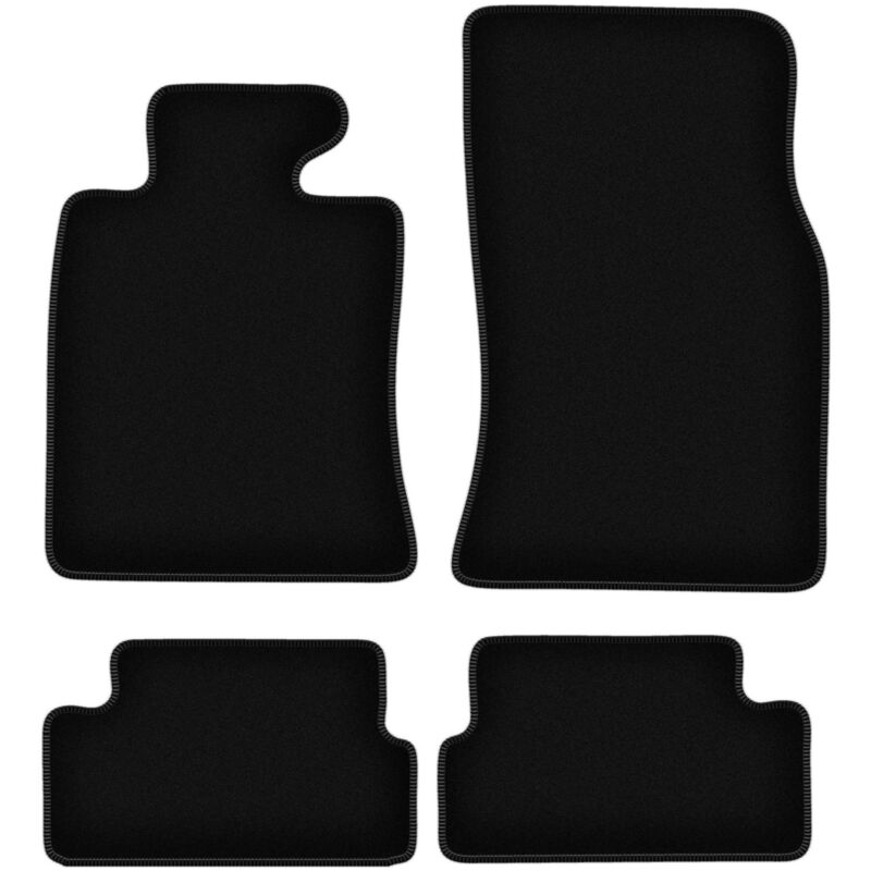 foto del prodotto tappetini basic in velluto nero per mini cooper ii r57 decappottabile 2006 2013 