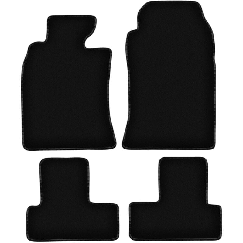 foto del prodotto tappetini basic in velluto nero per mini cooper one r50 hatchback 2001 2007 