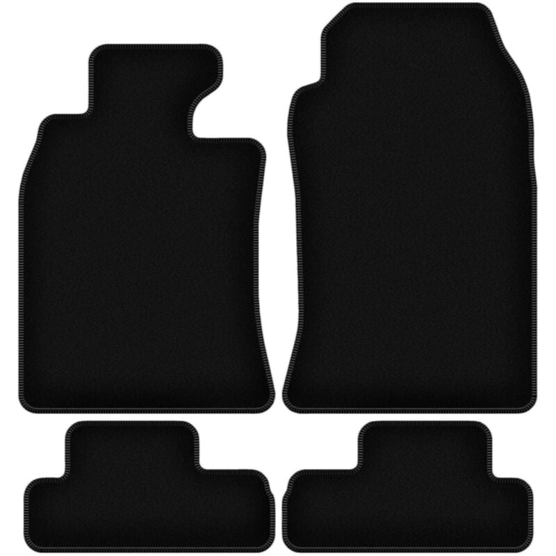 foto del prodotto tappetini basic in velluto nero per mini cooper r52 cabrio 2004 2008 
