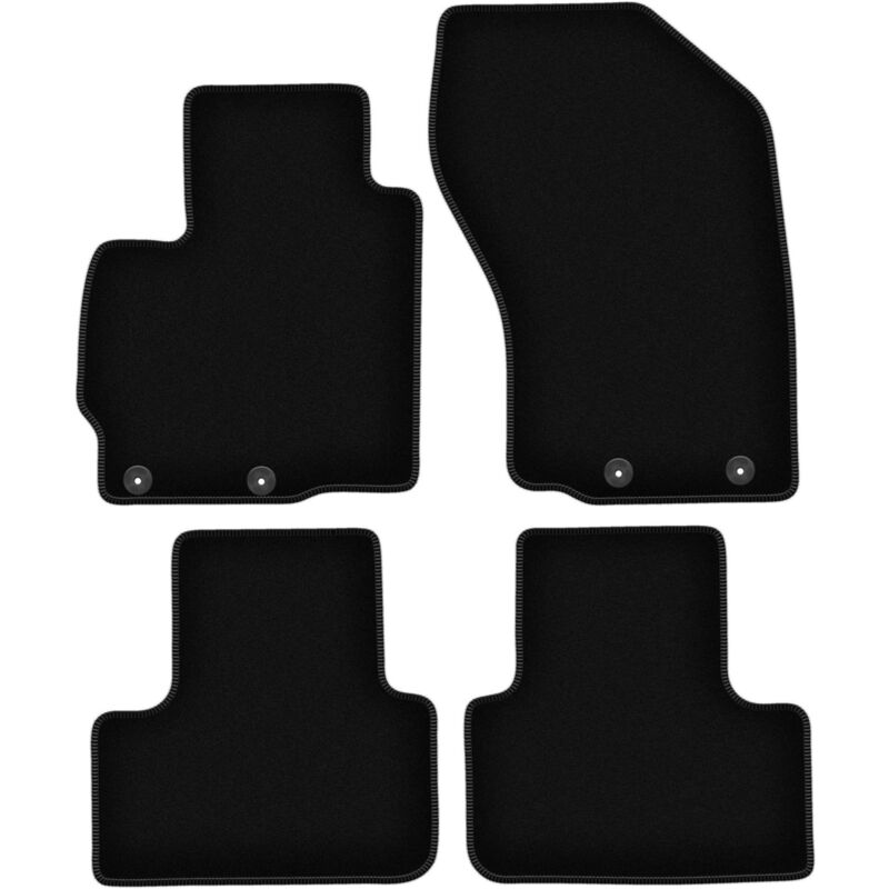 foto del prodotto tappetini basic in velluto nero per mitsubishi asx crossover 2010 2019 