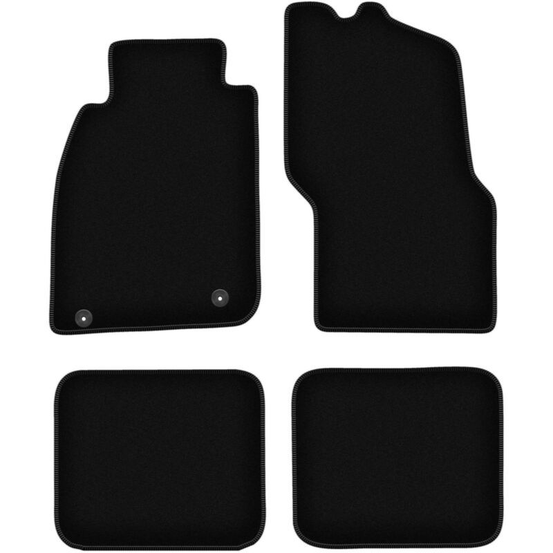 foto del prodotto tappetini basic in velluto nero per mitsubishi carisma berlina, liftback, hatchback 1995 2004 