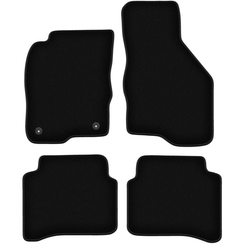 foto del prodotto tappetini basic in velluto nero per mitsubishi galant viii station wagon, berlina 1996 2007 