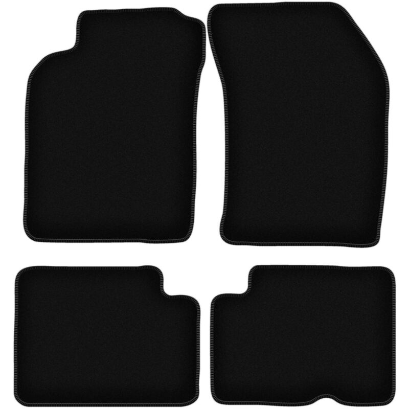 foto del prodotto tappetini basic in velluto nero per nissan almera n15 hatchback, berlina 1995 2000 
