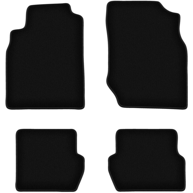 foto del prodotto tappetini basic in velluto nero per nissan almera n16 hatchback 2000 2006 