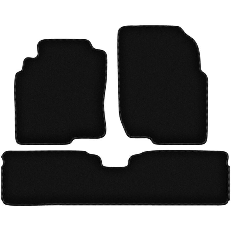 foto del prodotto tappetini basic in velluto nero per nissan almera tino minivan 2000 2006 