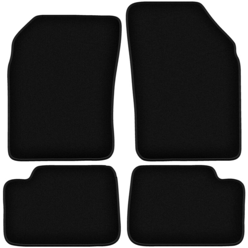 foto del prodotto tappetini basic in velluto nero per nissan micra k11 hatchback 1992 2003 