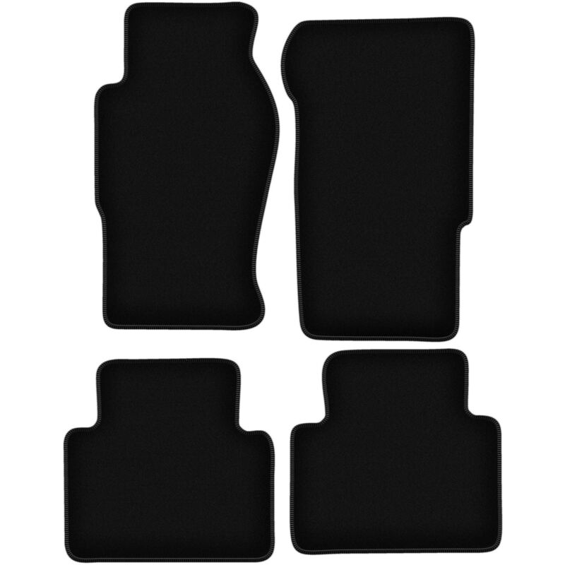 foto del prodotto tappetini basic in velluto nero per nissan patrol y61 gu gr off road 1998 2004 