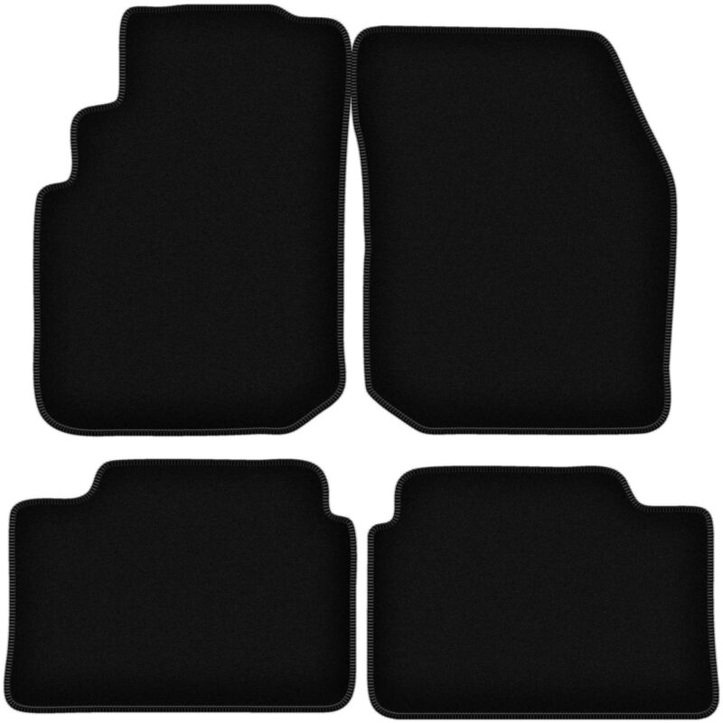 foto del prodotto tappetini basic in velluto nero per nissan primera p10 station wagon, liftback, berlina 1990 1998 