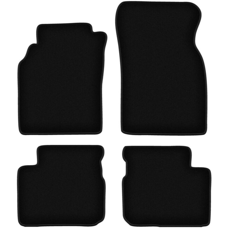 foto del prodotto tappetini basic in velluto nero per nissan primera p11 liftback, berlina, station wagon, station wagon 1995 2002 
