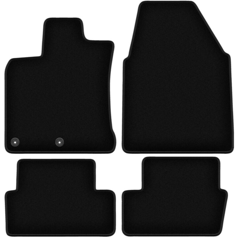 immagine 0 del prodotto tappetini basic in velluto nero per nissan qashqai i j10 crossover 2006 2013 