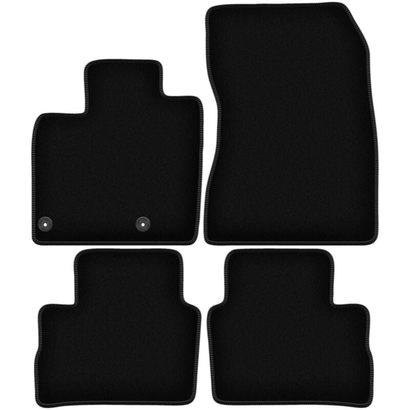 immagine 0 del prodotto tappetini basic in velluto nero per nissan qashqai iii suv 2021 