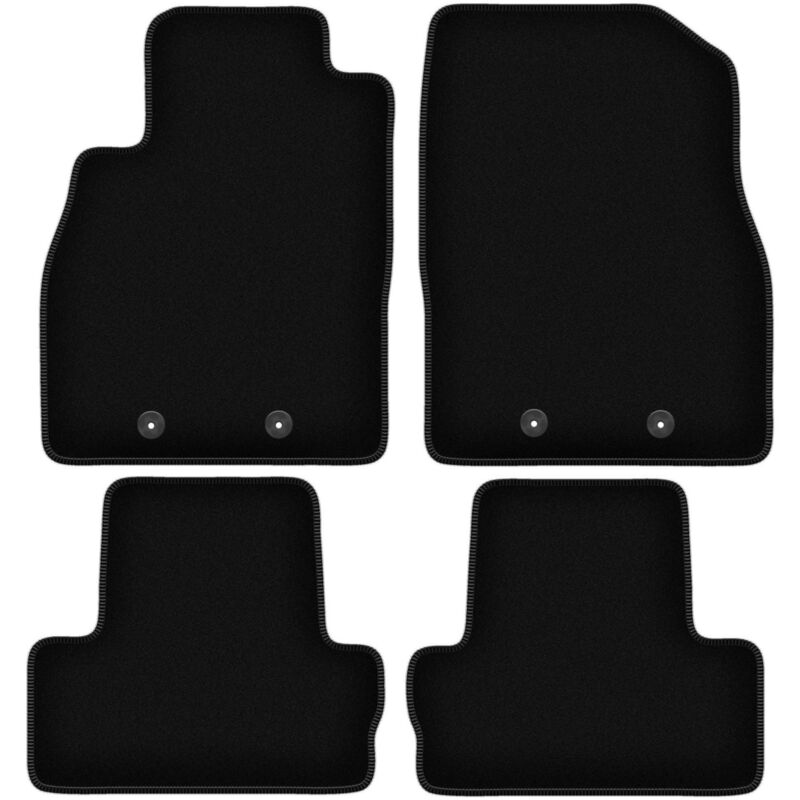 foto del prodotto tappetini basic in velluto nero per opel ampera i hatchback 2012 2017 
