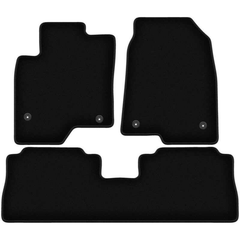 foto del prodotto tappetini basic in velluto nero per opel antara suv 2006 2017 
