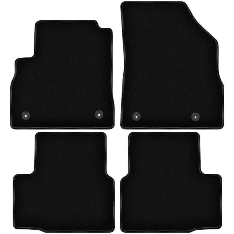 foto del prodotto tappetini basic in velluto nero per opel astra k berlina, hatchback, station wagon 2015 
