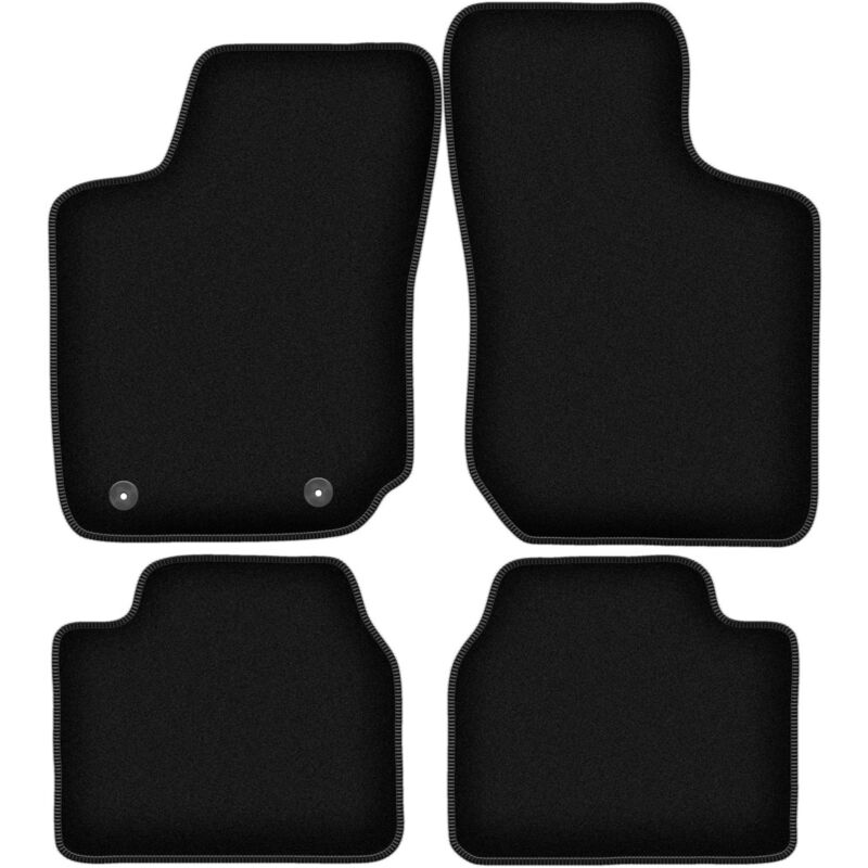 foto del prodotto tappetini basic in velluto nero per opel corsa b hatchback 1993 2001 