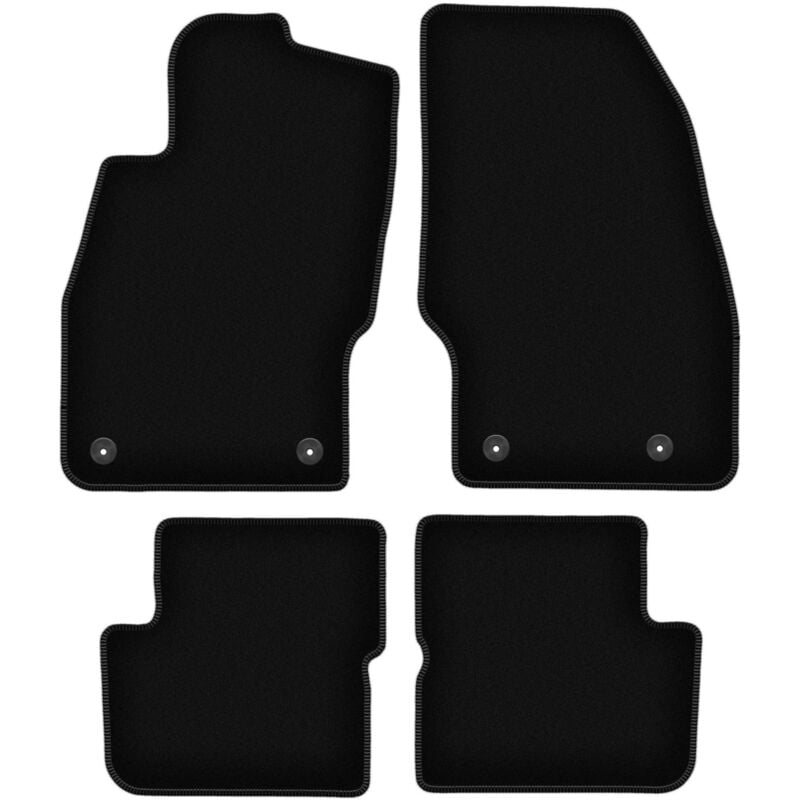 foto del prodotto tappetini basic in velluto nero per opel corsa d hatchback 2006 2015 
