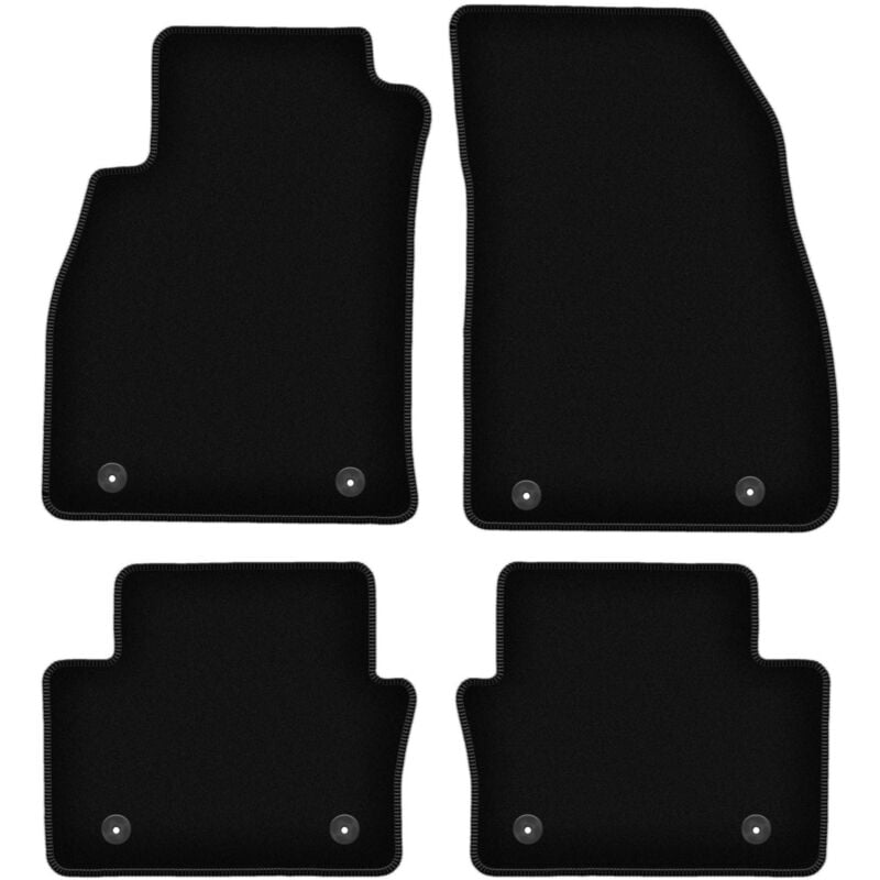 foto del prodotto tappetini basic in velluto nero per opel insignia a fl berlina, liftback, station wagon 2013 2017 