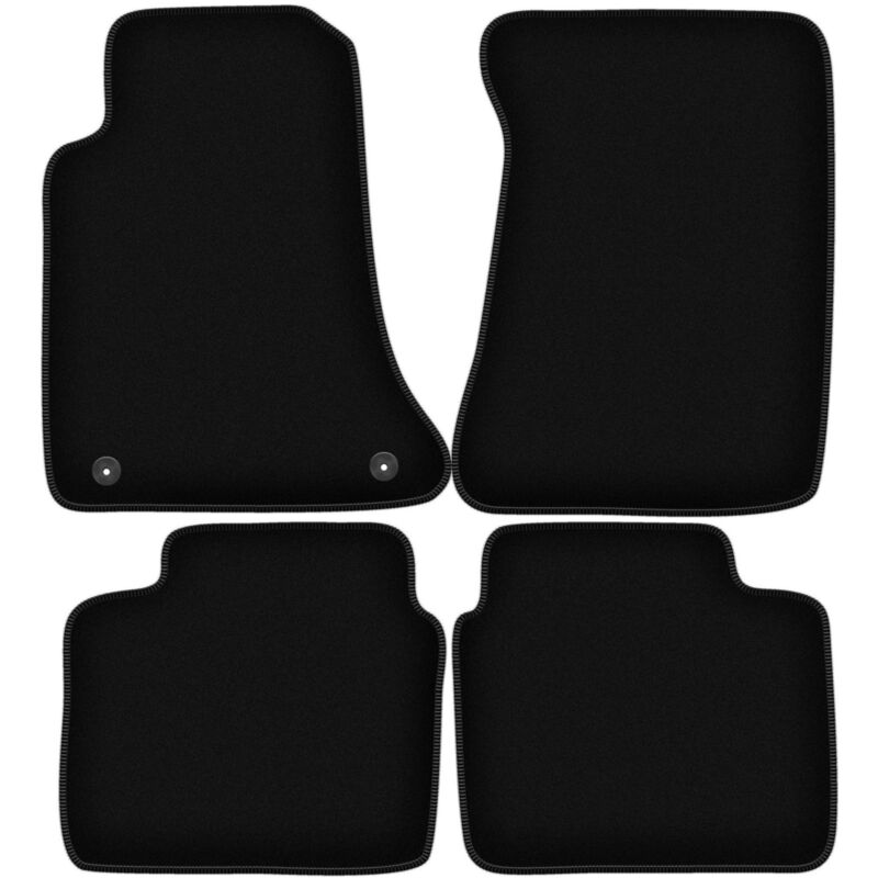 foto del prodotto tappetini basic in velluto nero per opel omega a berlina, station wagon 1986 1994 