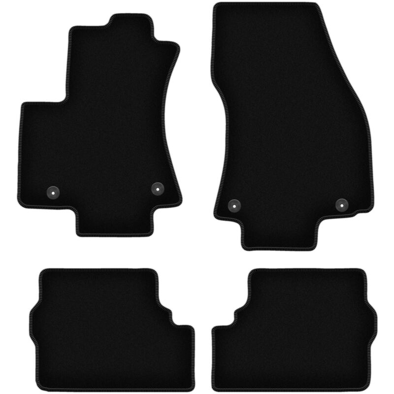 foto del prodotto tappetini basic in velluto nero per opel zafira a monovolume 1999 2005 