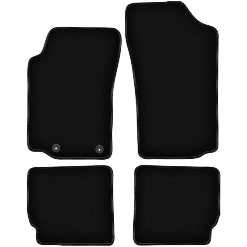 foto del prodotto tappetini basic in velluto nero per peugeot 306 cabrio 1993 2001 