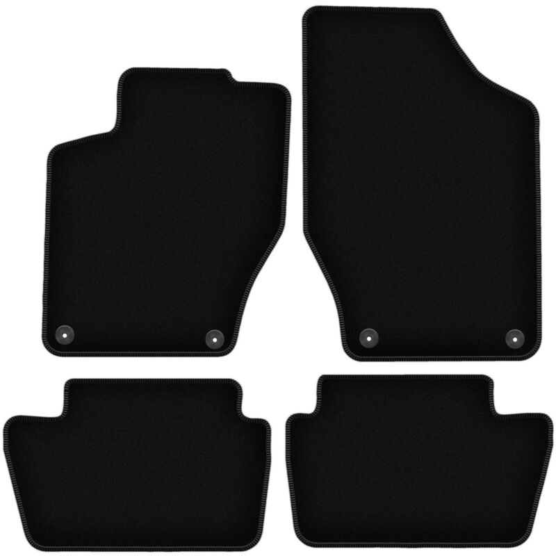 foto del prodotto tappetini basic in velluto nero per peugeot 308 i berlina, station wagon, sw 2007 2013 