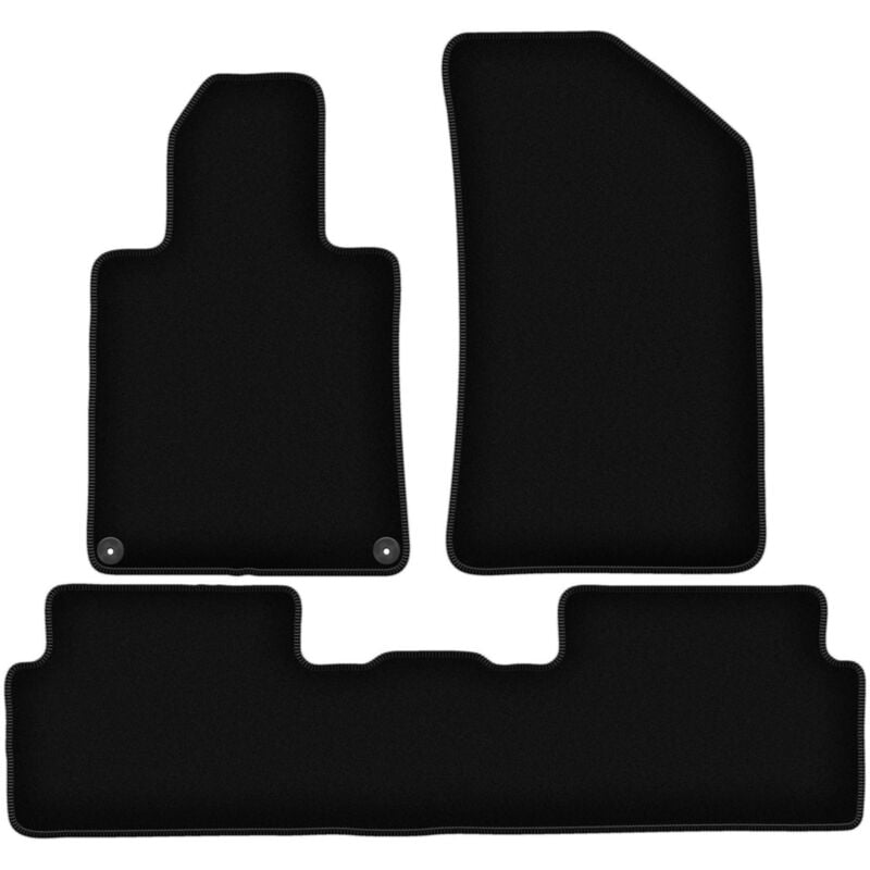 foto del prodotto tappetini basic in velluto nero per peugeot 508 rxh posteriori completi 2010 2018 