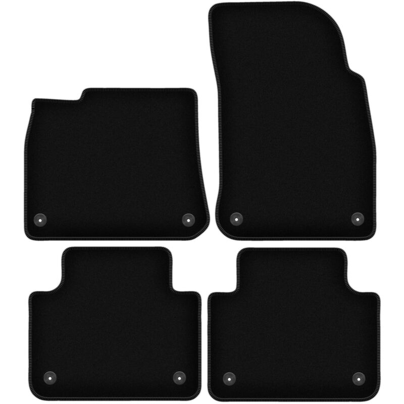 foto del prodotto tappetini basic in velluto nero per porsche cayenne iii suv 2018 