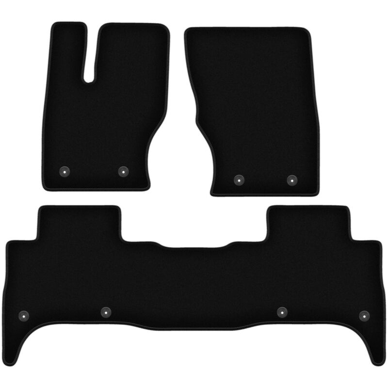 foto del prodotto tappetini basic in velluto nero per range rover sport ii suv 2013 