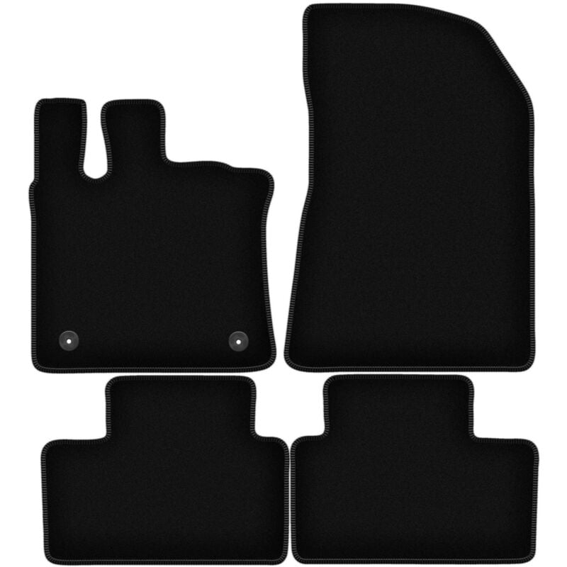 foto del prodotto tappetini basic in velluto nero per renault captur ii crossover 2020 