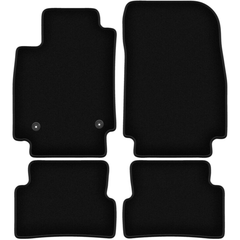foto del prodotto tappetini basic in velluto nero per renault captur suv 2013 2019 