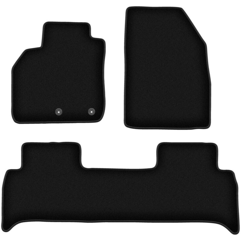 foto del prodotto tappetini basic in velluto nero per renault grand scenic iii minivan 2009 2016 