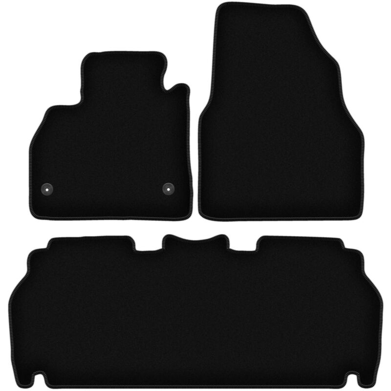 foto del prodotto tappetini basic in velluto nero per renault kangoo express kombivan 2021 