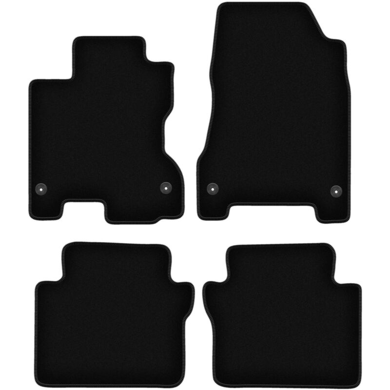 foto del prodotto tappetini basic in velluto nero per renault koleos i suv 2007 2016 