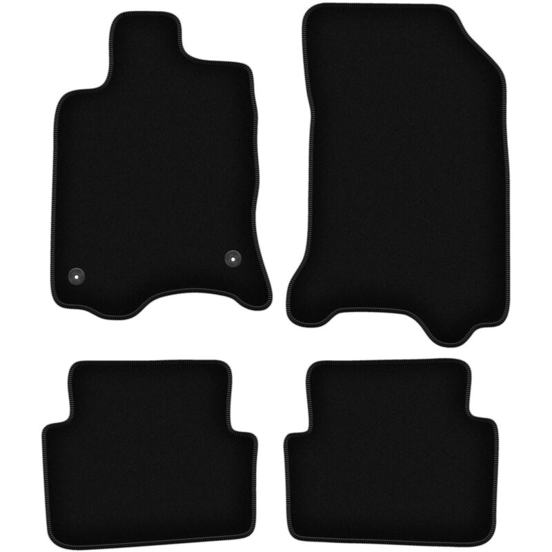 foto del prodotto tappetini basic in velluto nero per renault laguna ii station wagon, liftback 2001 2007 