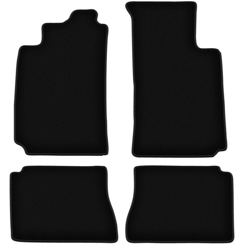 foto del prodotto tappetini basic in velluto nero per renault megane i berlina, classica, hatchback, gran turismo, station wagon 1995 2002 