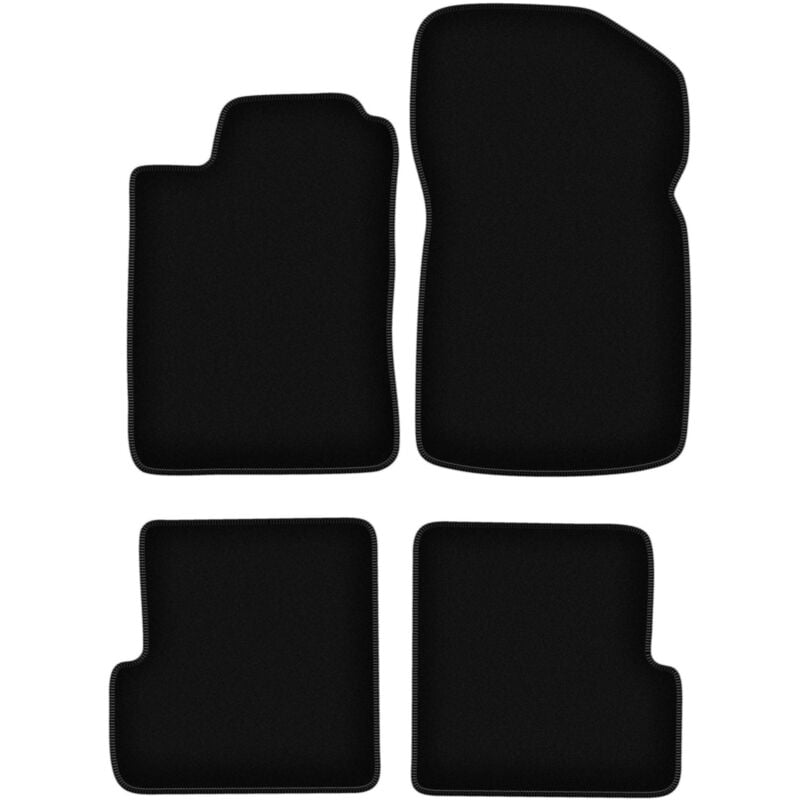 foto del prodotto tappetini basic in velluto nero per renault megane i cabrio, coup 1995 2002 