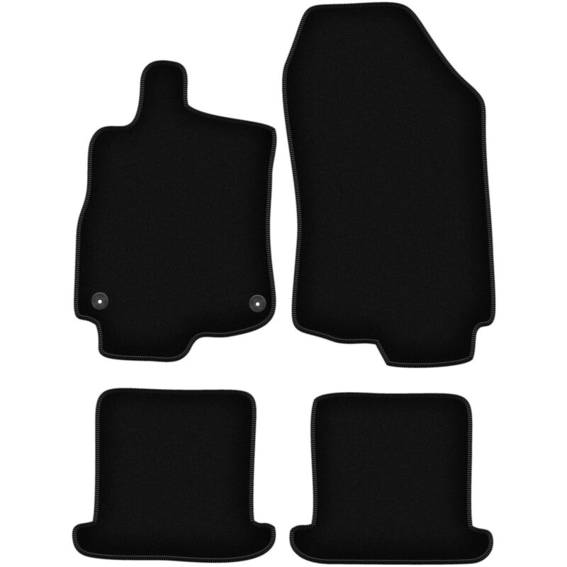 foto del prodotto tappetini basic in velluto nero per renault megane iii cabrio 2008 2015 