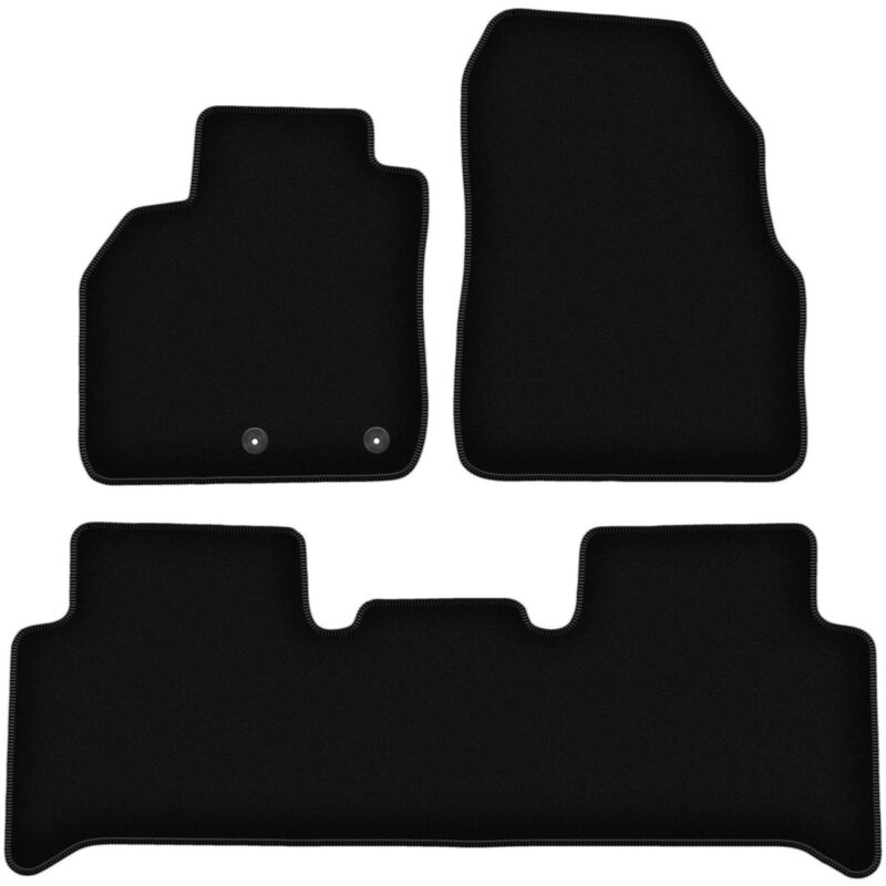 foto del prodotto tappetini basic in velluto nero per renault scenic ii monovolume 2003 2009 