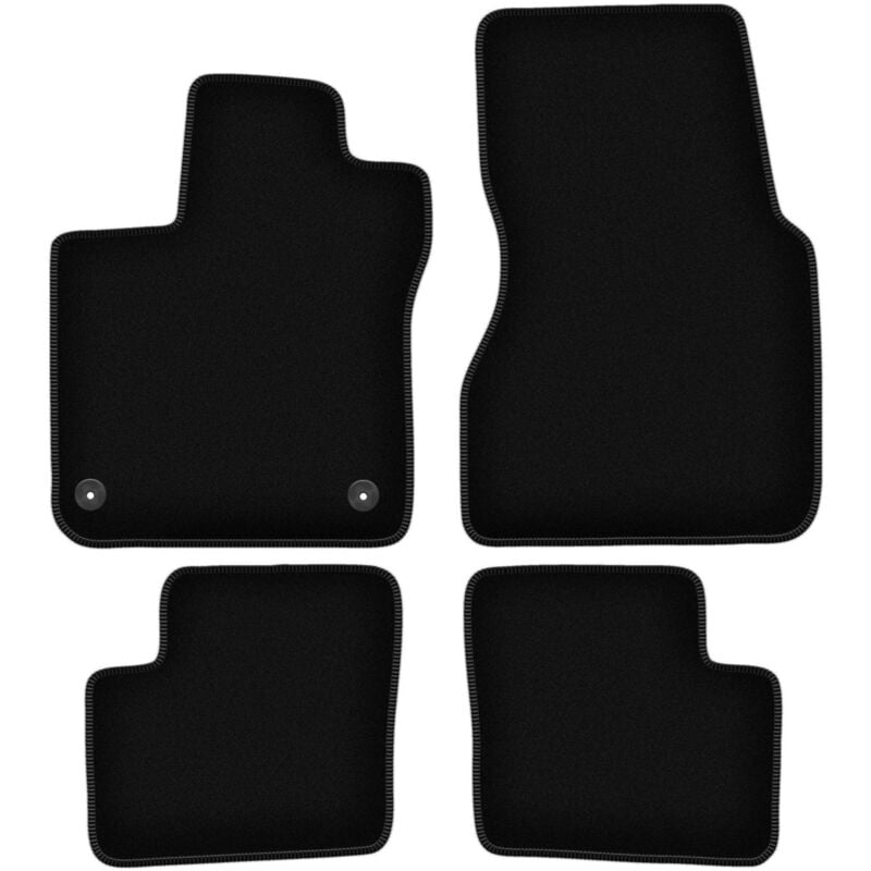 foto del prodotto tappetini basic in velluto nero per renault twingo iii hatchback 2014 