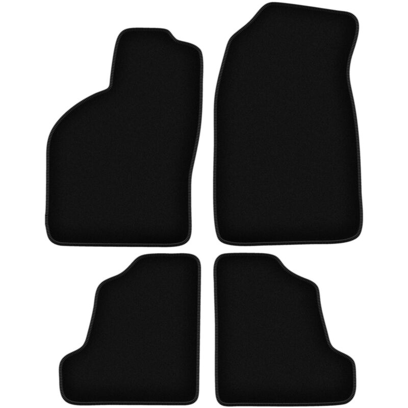 foto del prodotto tappetini basic in velluto nero per saab 9 3 i aero, liftback, berlina 1998 2002 