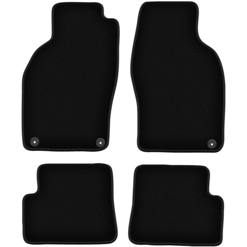 foto del prodotto tappetini basic in velluto nero per saab 9 3 i cabrio 1998 2003 