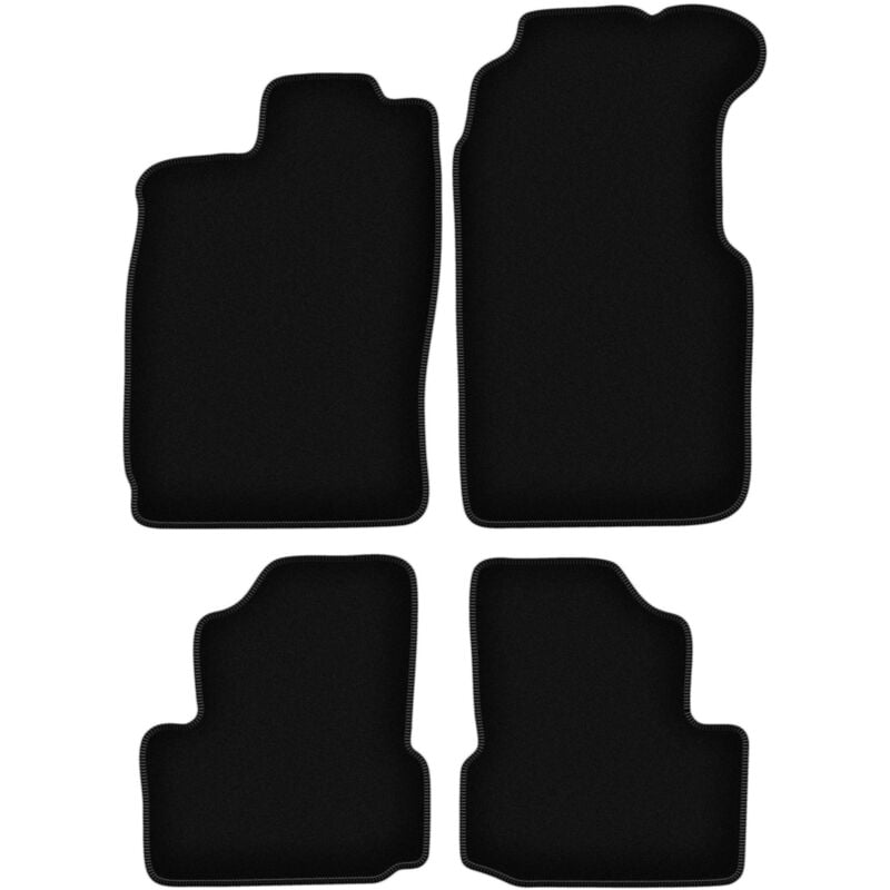 foto del prodotto tappetini basic in velluto nero per saab 900 ii cabrio 1994 1995 