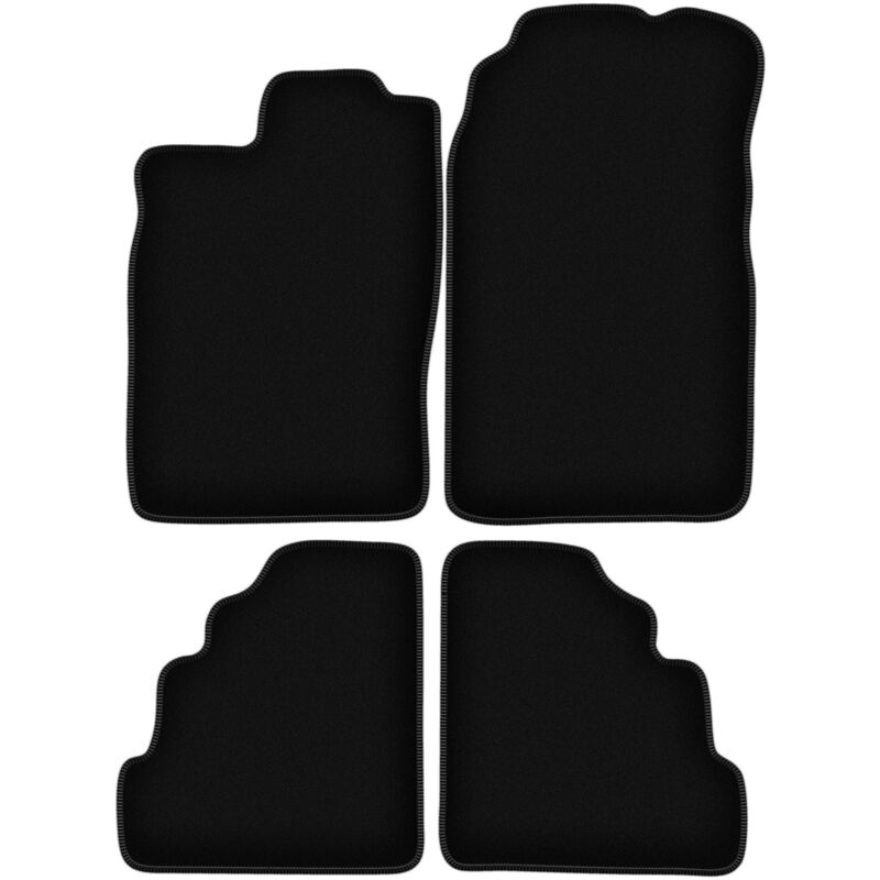 foto del prodotto tappetini basic in velluto nero per saab 900 ii hatchback, liftback 1994 1998 
