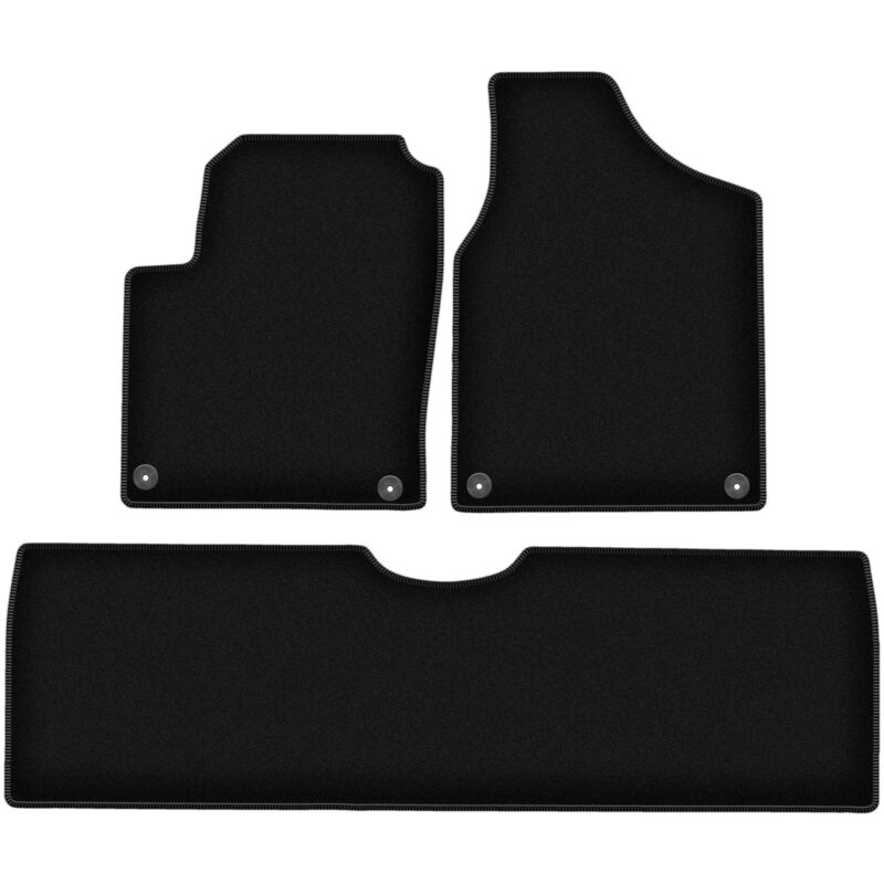 foto del prodotto tappetini basic in velluto nero per seat alhambra i monovolume 1995 2010 