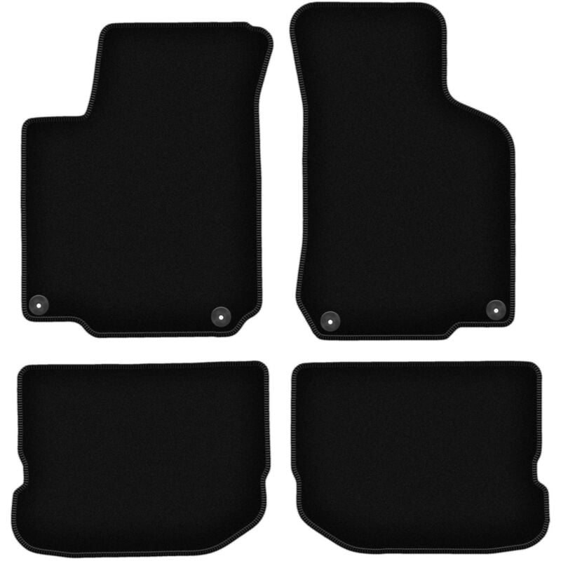 foto del prodotto tappetini basic in velluto nero per seat leon i hatchback 1999 2005 