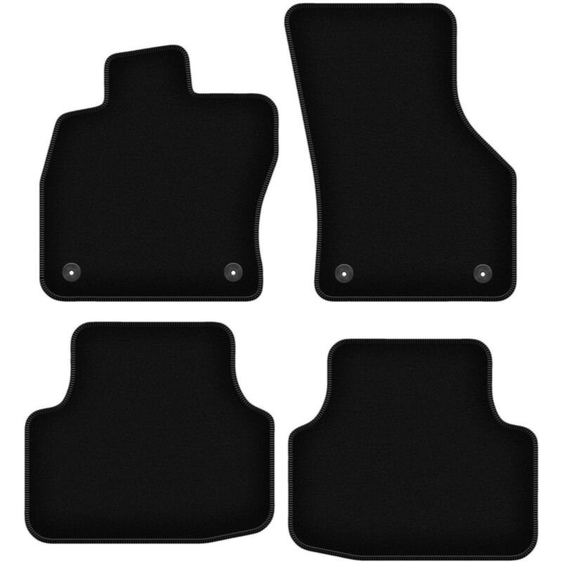 foto del prodotto tappetini basic in velluto nero per skoda octavia iv a7 berlina, station wagon, variant, liftback 2020 