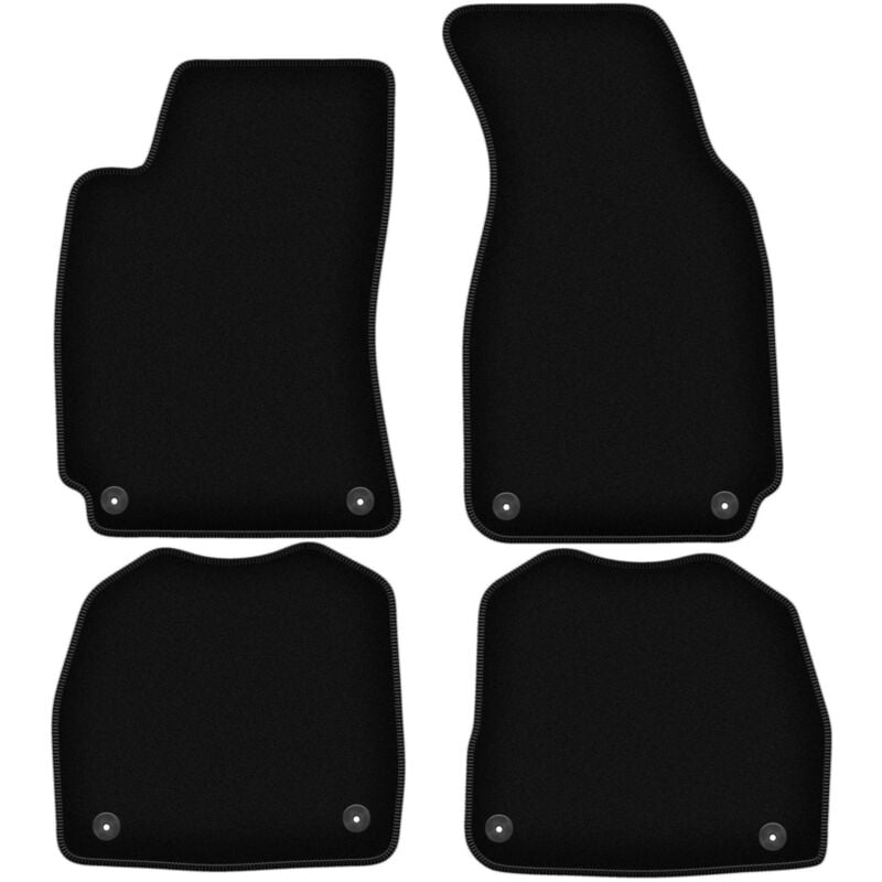 foto del prodotto tappetini basic in velluto nero per skoda superb i berlina 2001 2008 