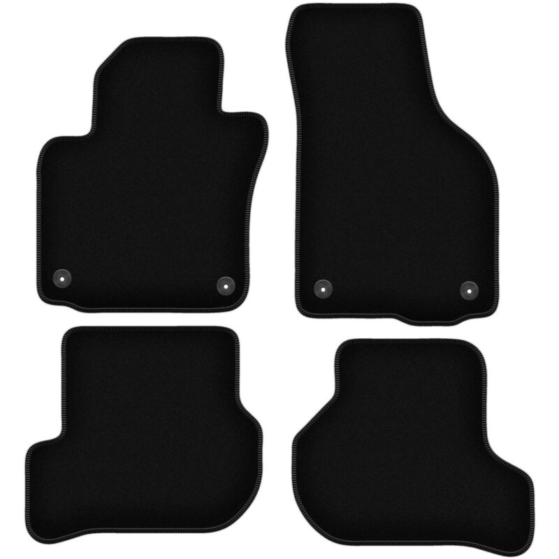 foto del prodotto tappetini basic in velluto nero per skoda yeti crossover 2009 2017 