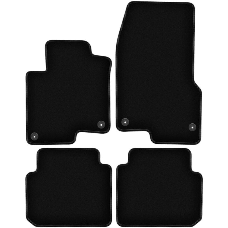 foto del prodotto tappetini basic in velluto nero per: smart forfour i hatchback (2004-2007)